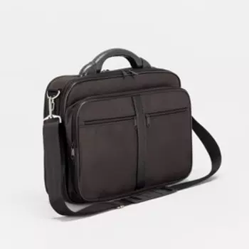 Сумка деловая на молнии, цвет чёрный