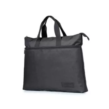 Сумка деловая на молнии, цвет чёрный