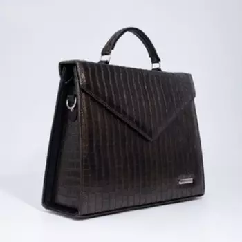 Сумка женская El Masta на молнии, цвет коричневый