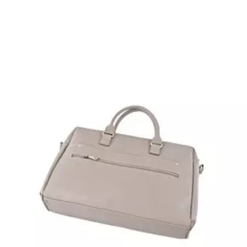 Сумка деловая, отдел на молнии, цвет темно-бежевый 30х40х9см