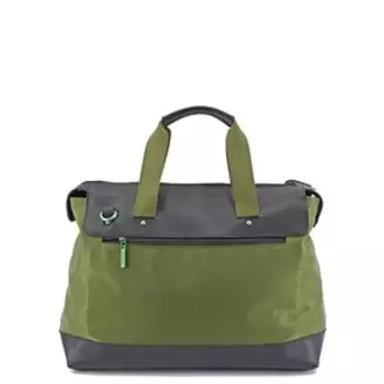 Сумка деловая, отдел на молнии, цвет зеленый 31х42х16см