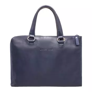 Сумка деловая, отдел на молнии, наружный карман, цвет синий