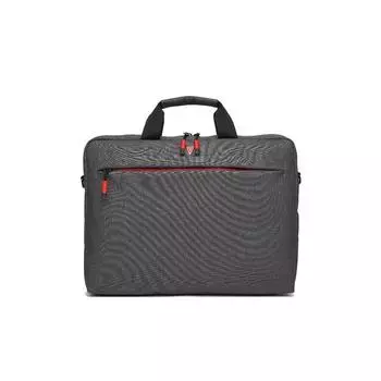 Сумка деловая, отдел на молнии, наружный карман, цвет серый