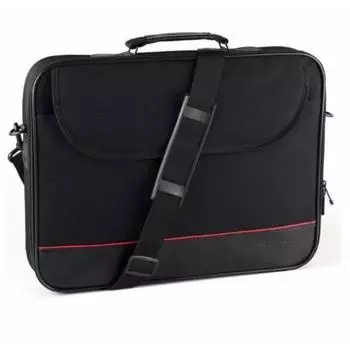 Сумка деловая, отдел на молнии, наружный карман, цвет чёрный