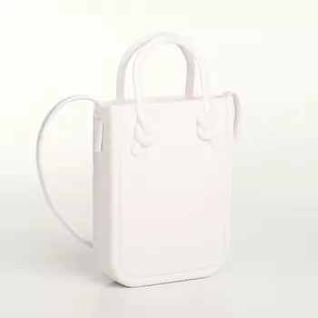 Сумка детская для девочки без застёжки, цвет белый