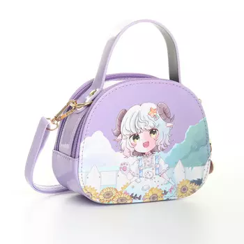 Сумка детская для девочки на молнии, «Выбражулька», цвет сиреневый