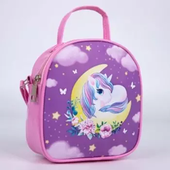 Сумка детская для девочки «Единорог», 1617 см, искусственная кожа