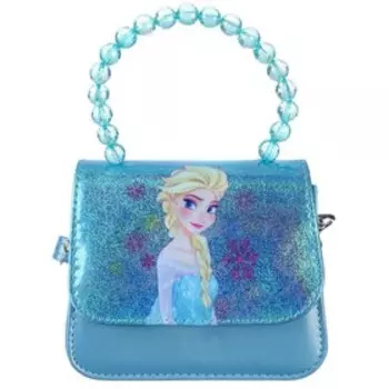 Сумка детская «Холодное сердце» на клапане, регулируемый ремень, голубая МИКС