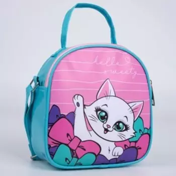 Сумка детская для девочки «Котик» 1617 см, искусственная кожа