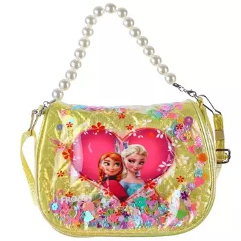 Сумка детская на клапане, 6х12х16 см, регулируемый ремень, желтый МИКС