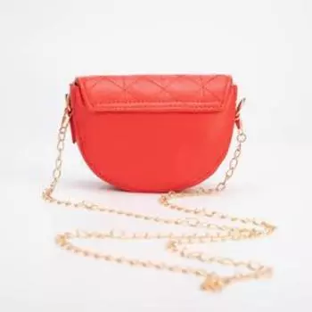 Сумка детская на клапане, цвет красный