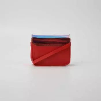 Сумка детская на клапане, цвет красный