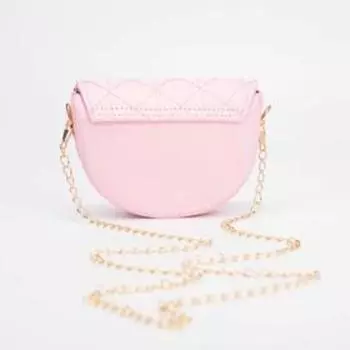 Сумка детская на клапане, цвет розовый