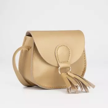 Сумка детская на клапане, цвет золотой