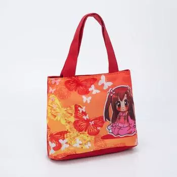 Сумка детская на магните, цвет красный