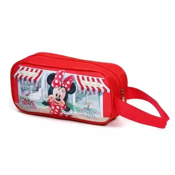 Сумка детская на молнии, 22111.5 см, для девочки, косметичка, Минни Маус