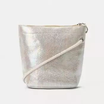 Сумка детская на молнии, цвет бежевый