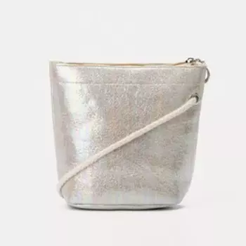 Сумка детская на молнии, цвет бежевый