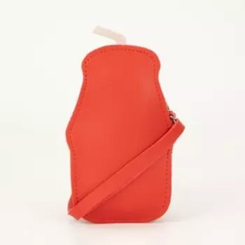 Сумка детская на молнии, цвет красный