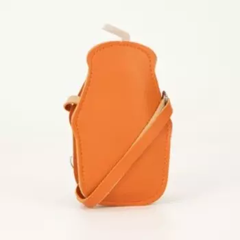 Сумка детская на молнии, цвет оранжевый