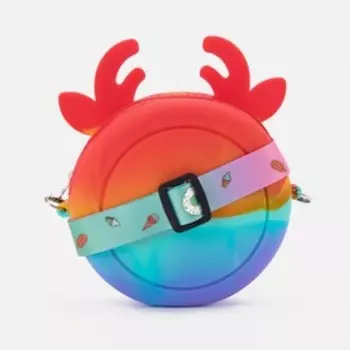 Сумка детская на молнии, цвет разноцветный