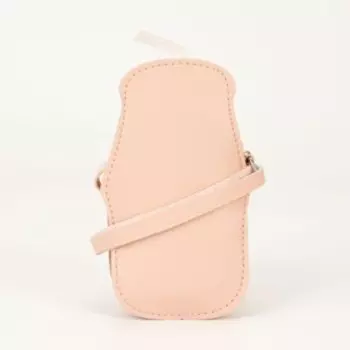 Сумка детская на молнии, цвет розовый