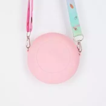 Сумка детская на молнии, цвет розовый