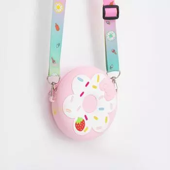 Сумка детская на молнии, цвет розовый