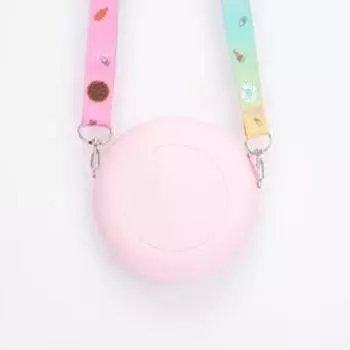 Сумка детская на молнии, цвет розовый