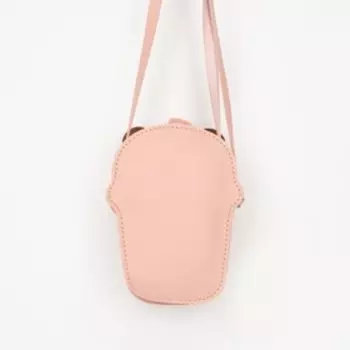 Сумка детская на молнии, цвет розовый