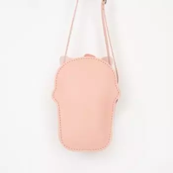 Сумка детская на молнии, цвет розовый