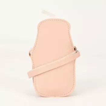 Сумка детская на молнии, цвет розовый