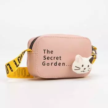 Сумка детская на молнии, цвет розовый