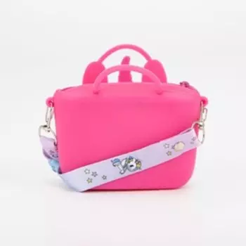 Сумка детская на молнии, цвет розовый