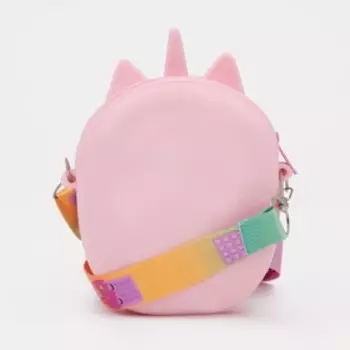 Сумка детская на молнии, цвет розовый