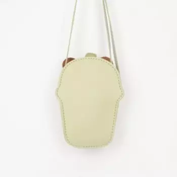 Сумка детская на молнии, цвет зеленый