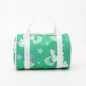 Сумка детская на молнии, цвет зелёный