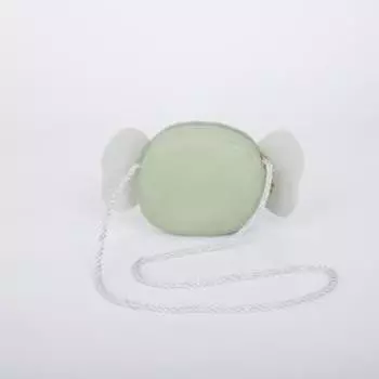 Сумка детская на молнии, цвет зелёный