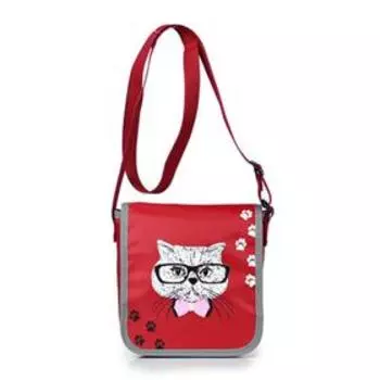 Сумка детская, отдел на клапане, цвет красный 18х17х5см