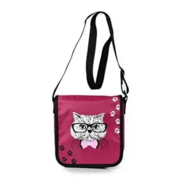 Сумка детская, отдел на клапане, цвет малиновый 18х17х5см