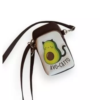 Сумка детская, отдел на молнии, цвет коричневый "Avocato" 12х3х20см