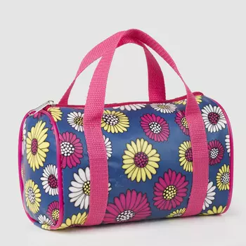 Сумка детская для девочки на молнии, цвет розовый/синий