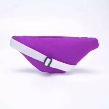 Сумка детская поясная на молнии, цвет фиолетовый