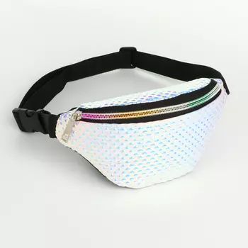 Сумка детская поясная на молнии, «Выбражулька», цвет лиловый