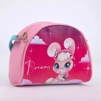 Сумка детская «Зайка в облаках», искусственная кожа, с брелоком, 18152 см