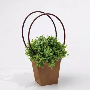 Сумка для цветов крафт влагостойкая, 1212 - 88 - 12.5 см