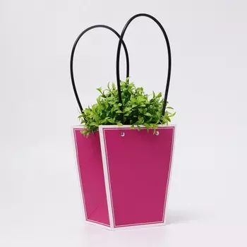 Сумка для цветов пудра влагостойкая, 1717 - 11.511.5 - 20 см 12