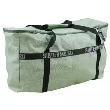 Сумка для дровяной печи «СИБТЕРМО», большая, зеленый
