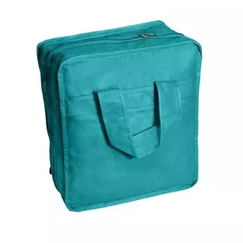 Сумка для обуви на 6 пар, цвет бирюзовый