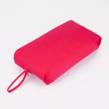 Сумка для обуви на молнии, размер 371610 см, красная